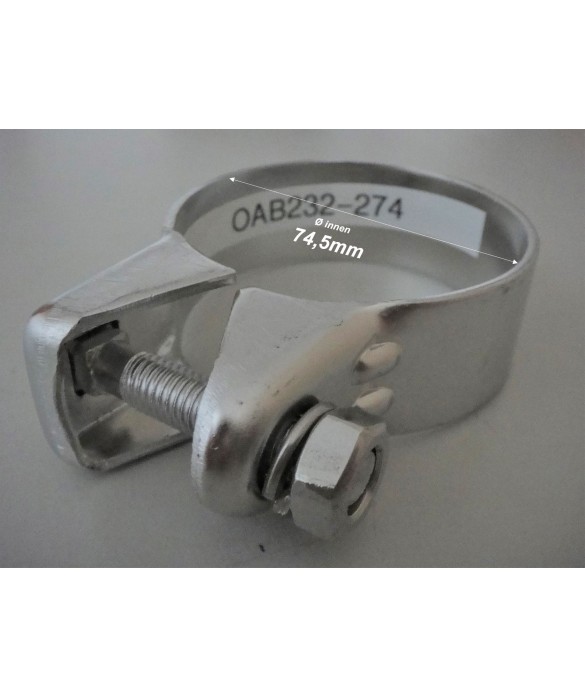 innen 74,5mm Bandstahlschelle