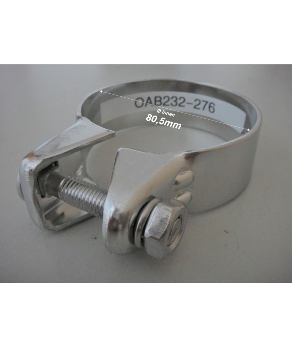 innen 80,5mm Bandstahlschelle